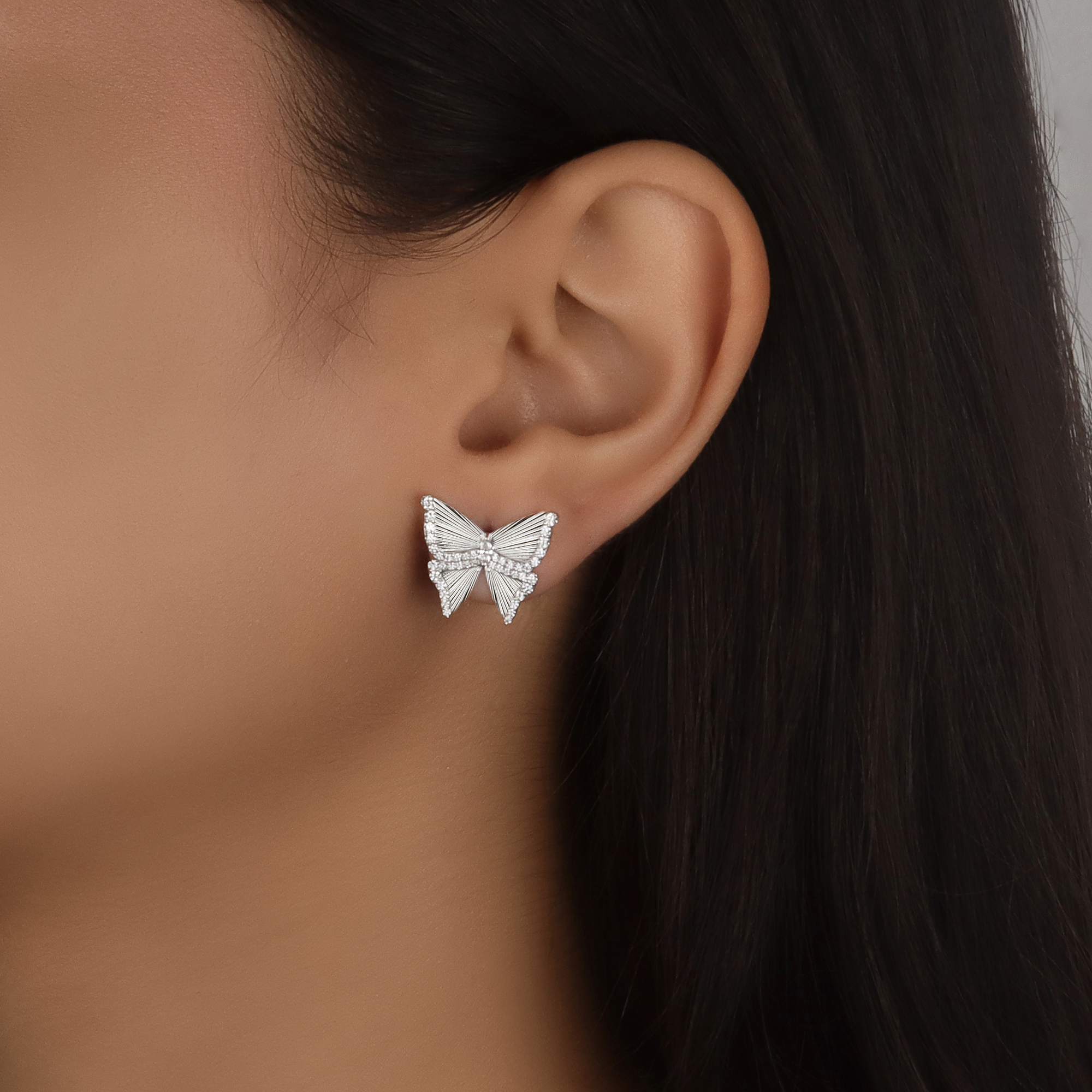 Avia Stud Earrings, Petite