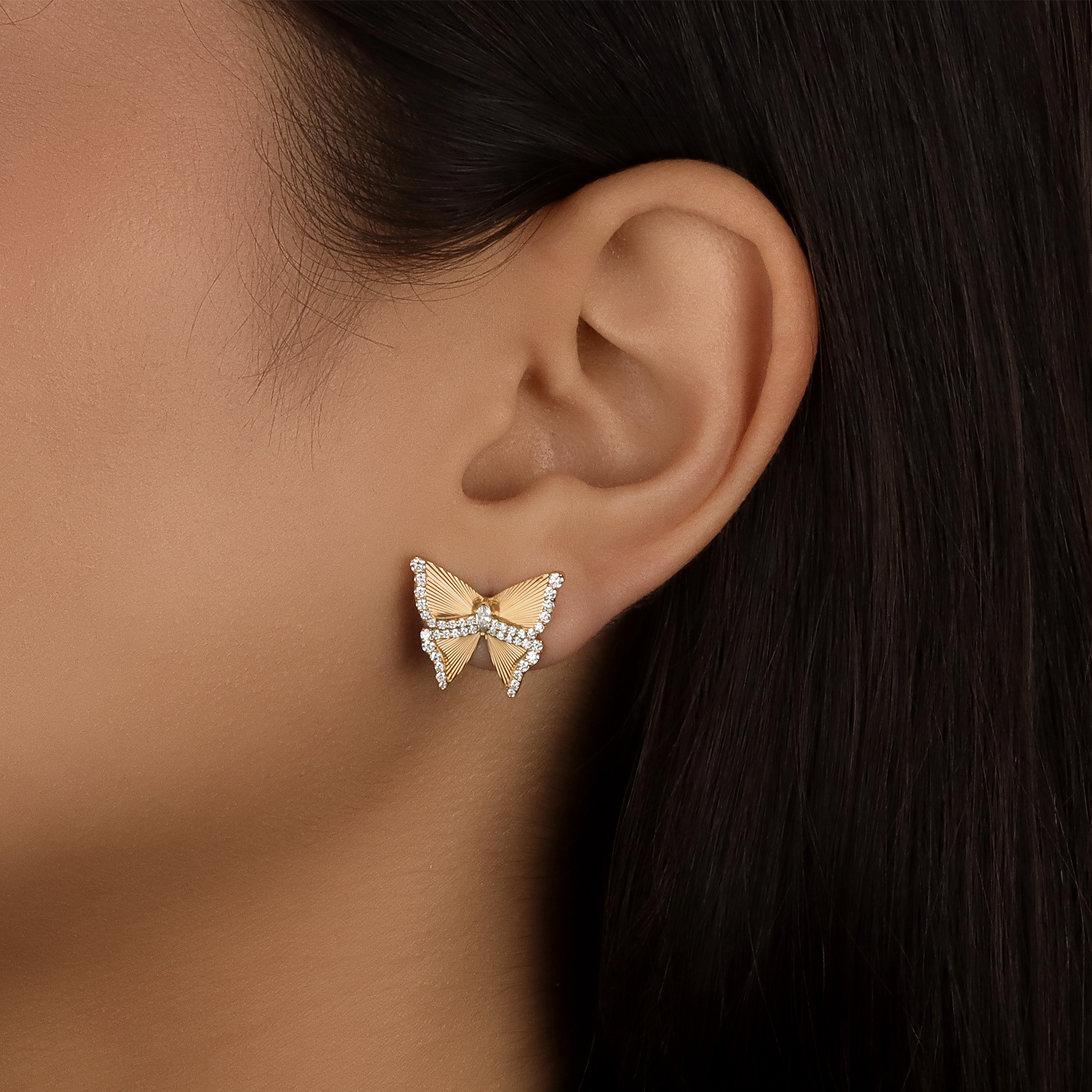 Avia Stud Earrings, Petite