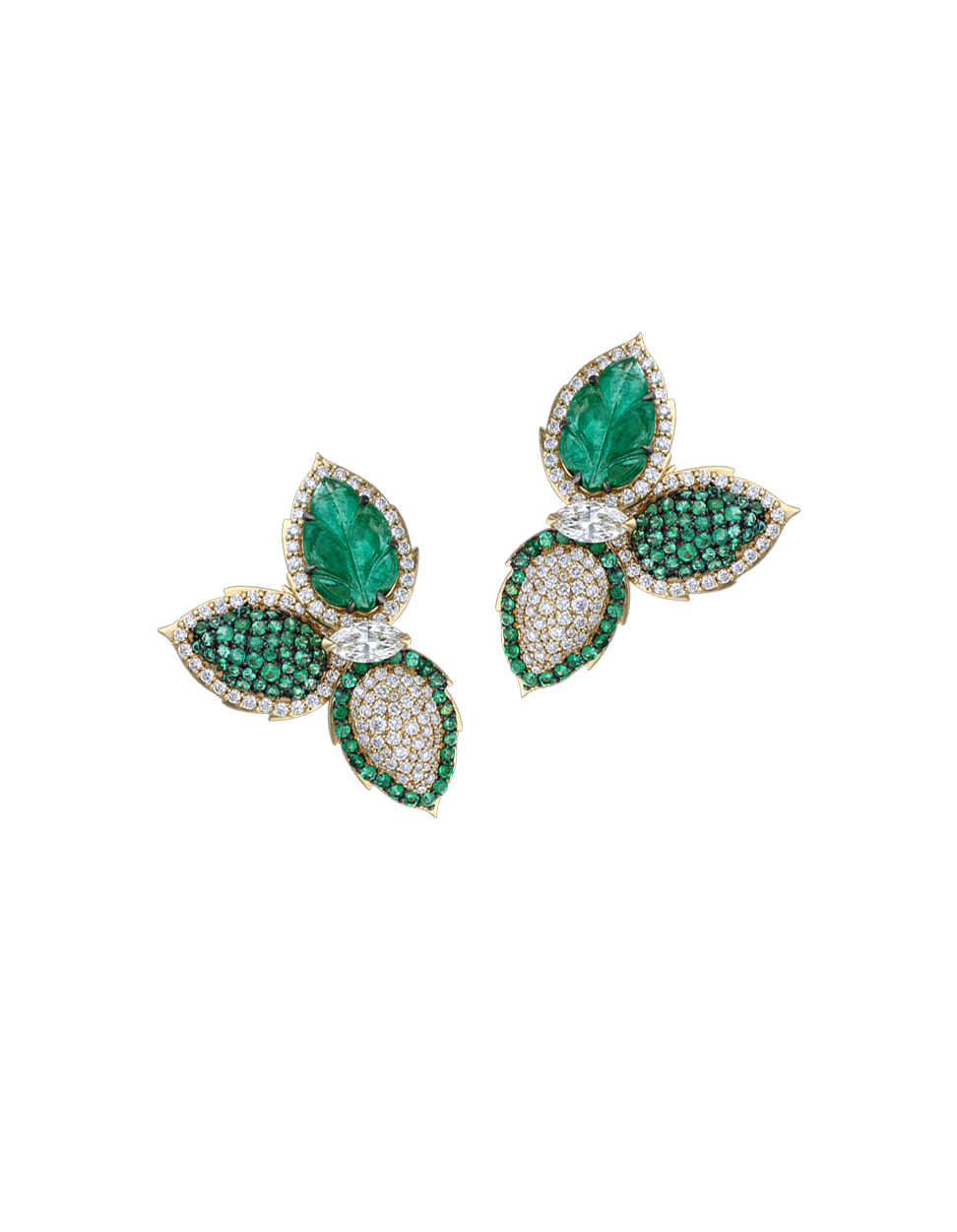 Emerald Canopy Studs