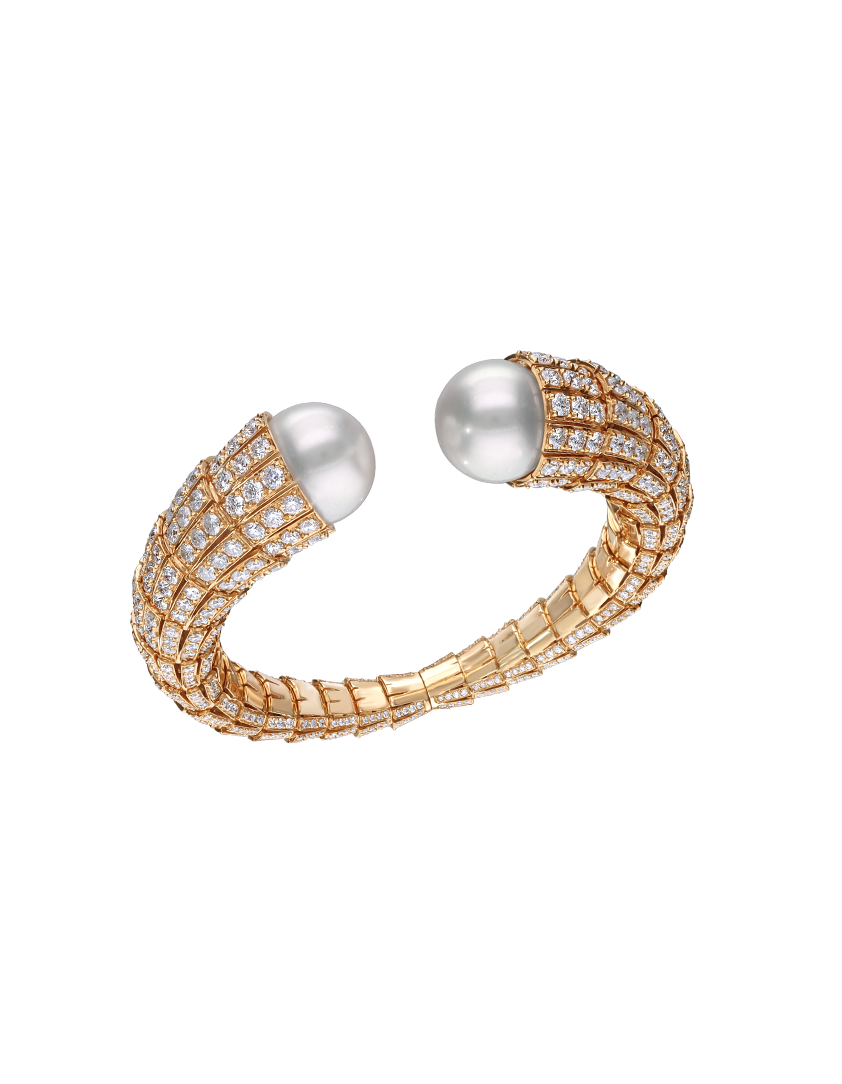 Golden Sphere Cuff