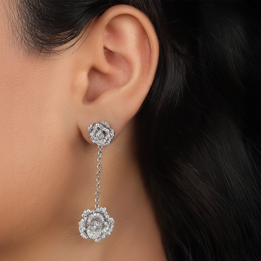 La Vie En Rose Libra Earrings