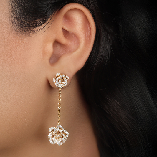 La Vie En Rose Libra Earrings