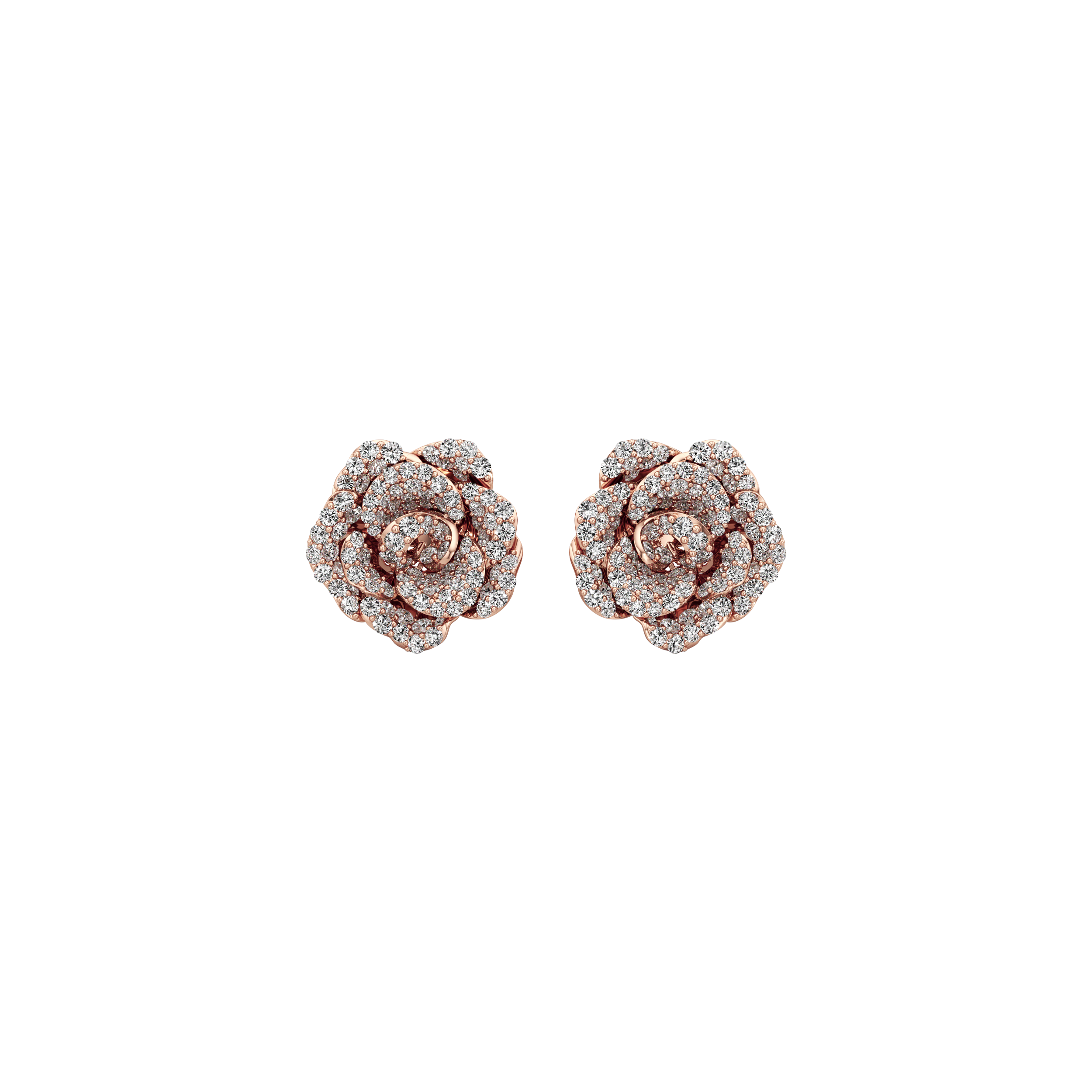 La Vie En Rose Earrings, Petite
