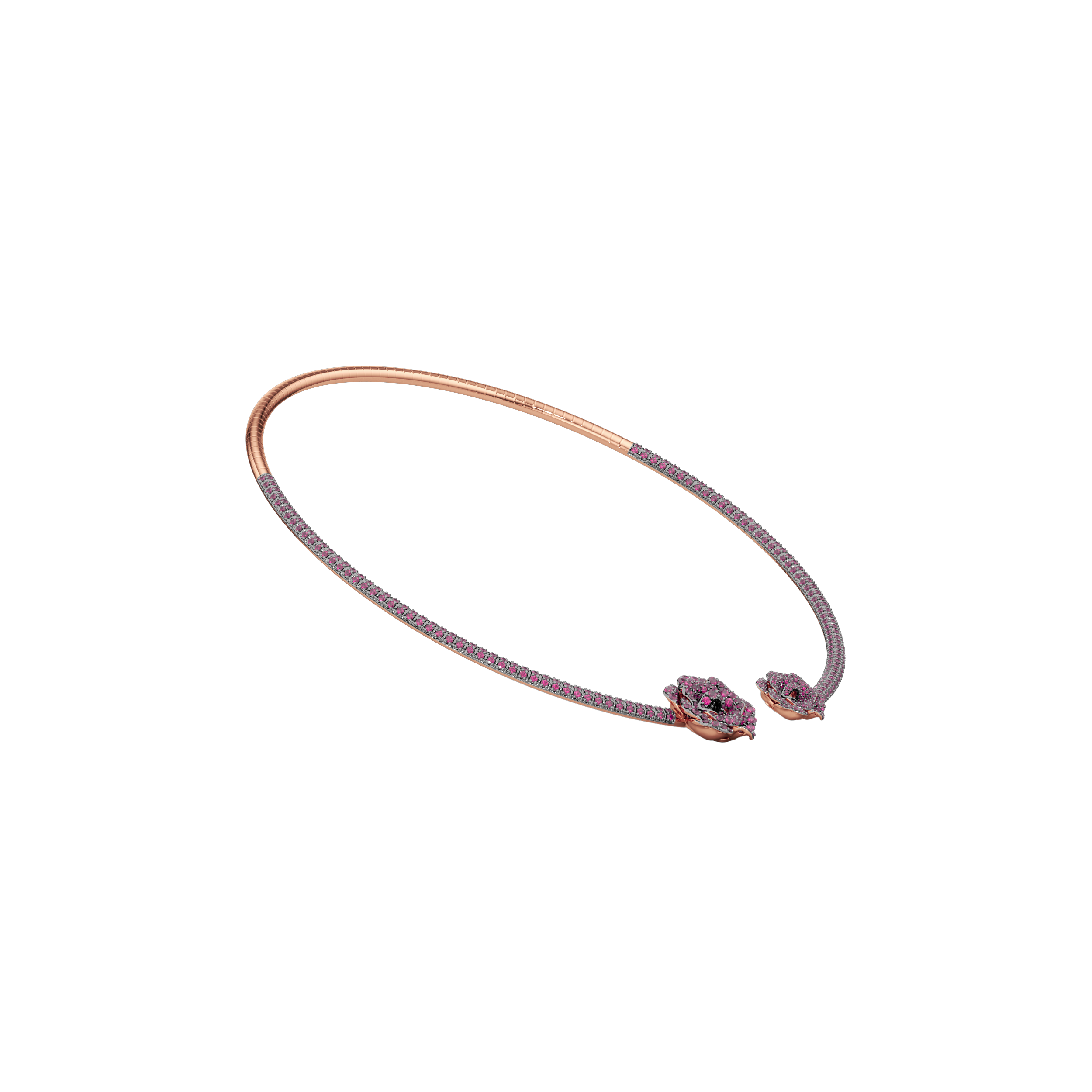 La Vie en Rose Ruby Necklace