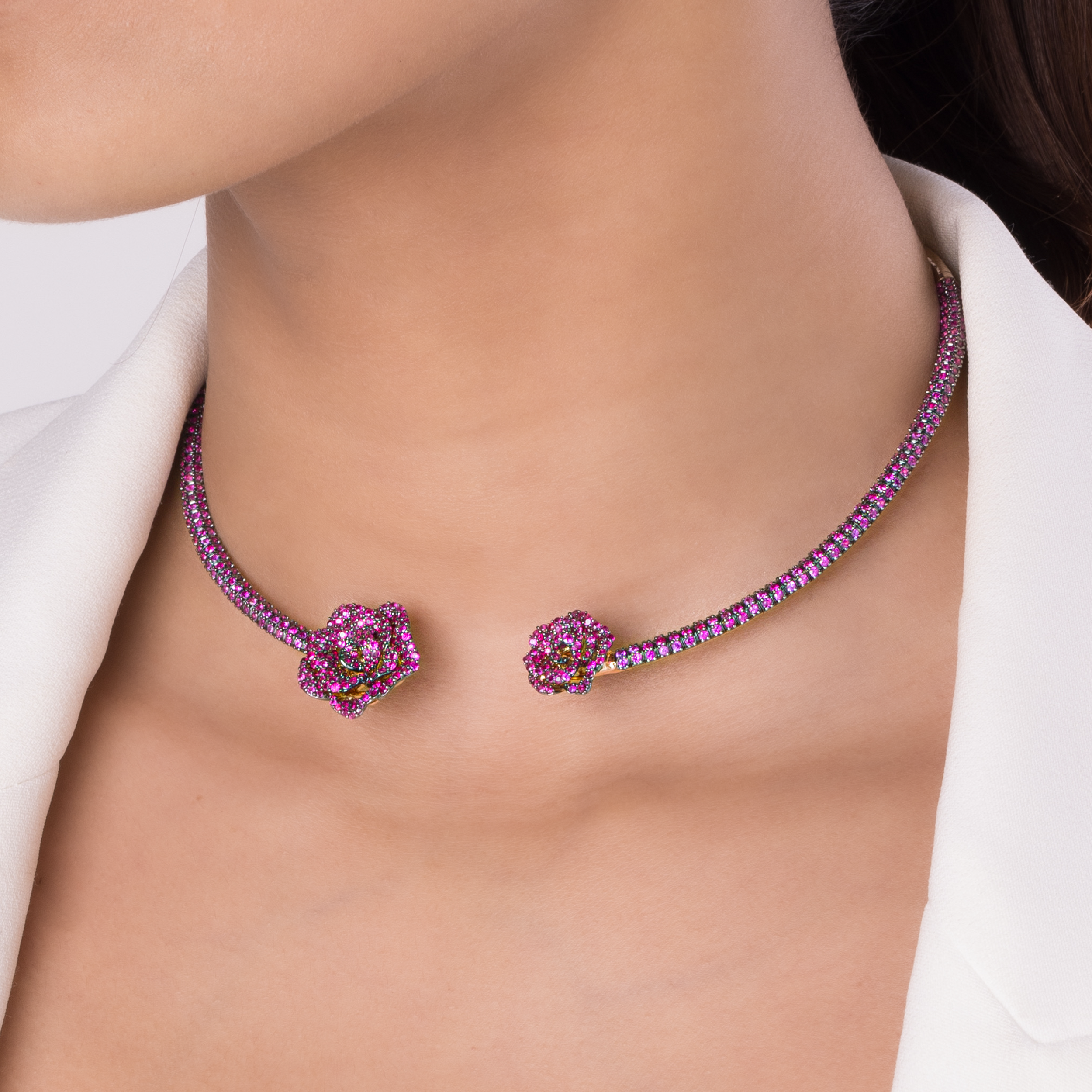 La Vie en Rose Ruby Necklace