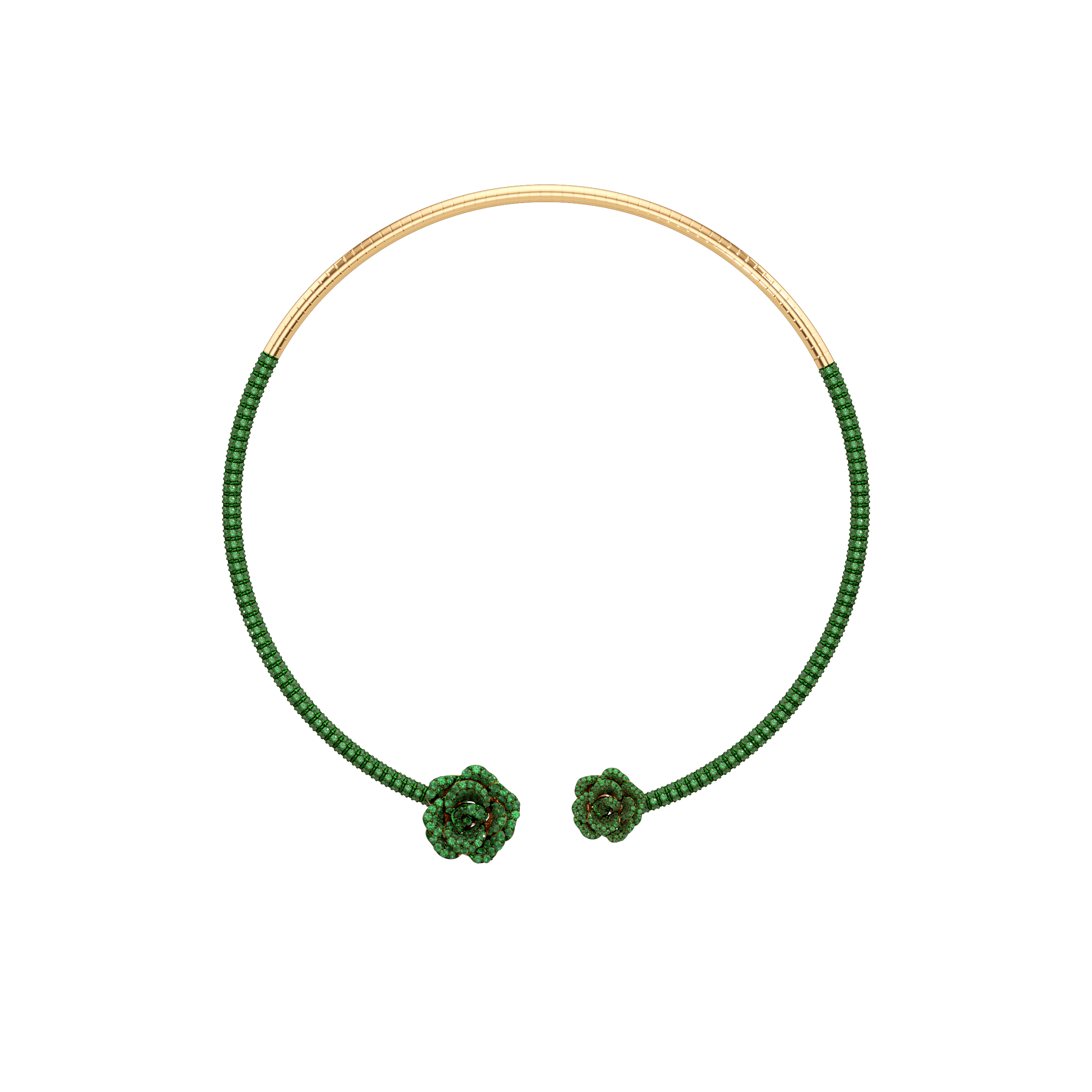 La Vie en Rose Tsavorite Necklace