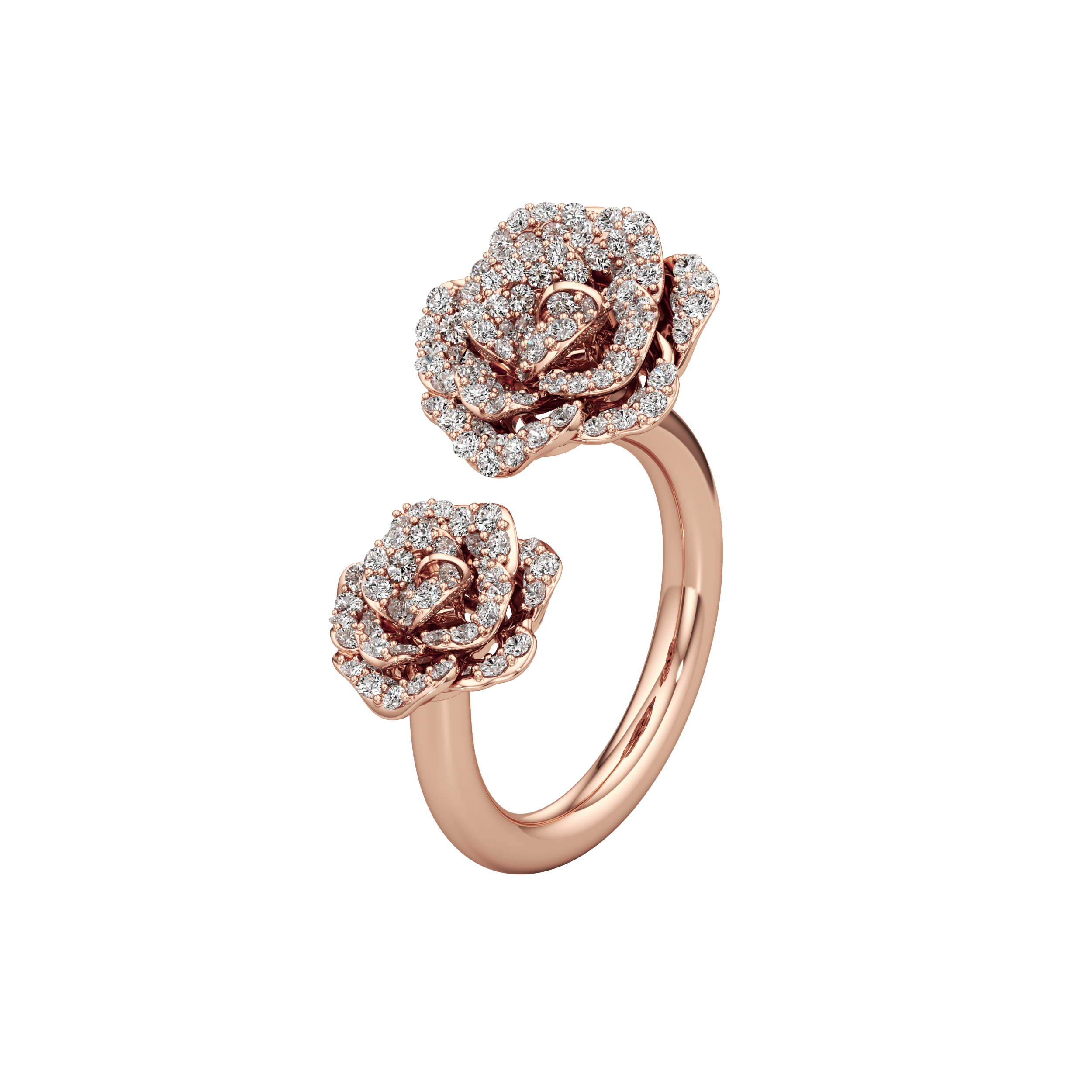 La Vie En Rose Ring, Double Motif
