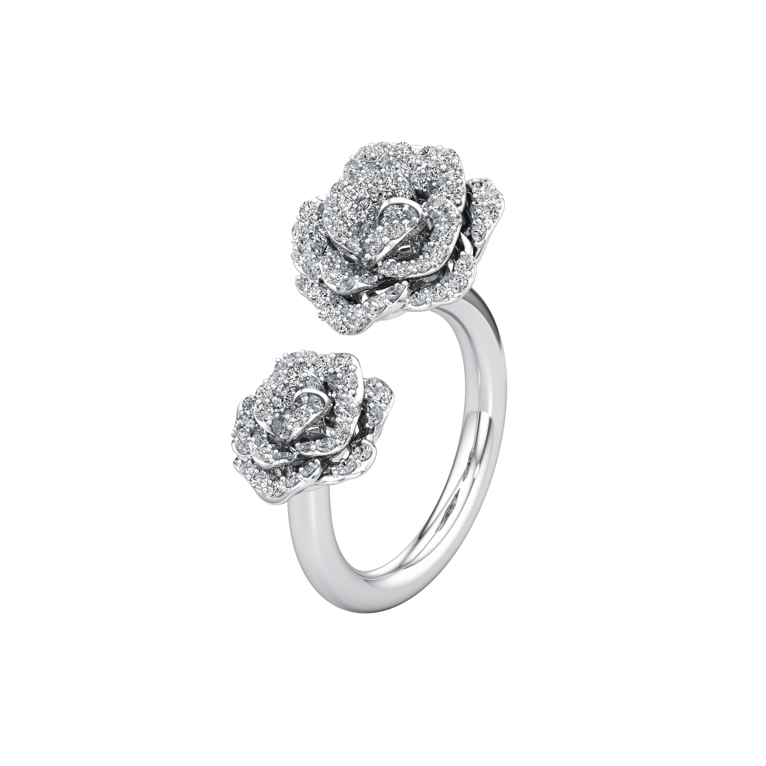 La Vie En Rose Ring, Double Motif