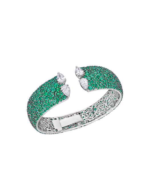 Lush Emerald Cuff