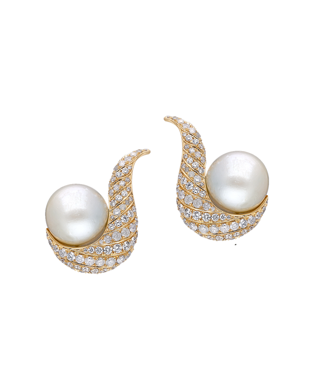 Pearl Cluster Earrings
