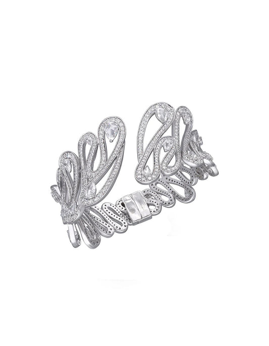 Radiant Diamond Cuff