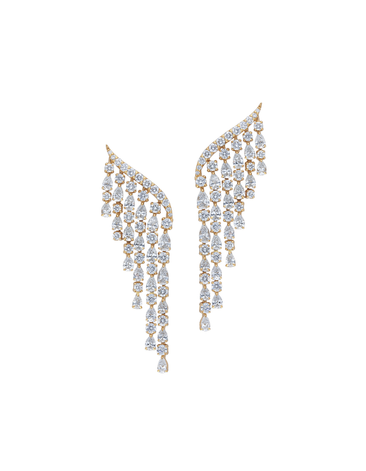 Veil Diamond Earrings