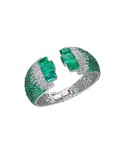 Verdant Emerald Cuff
