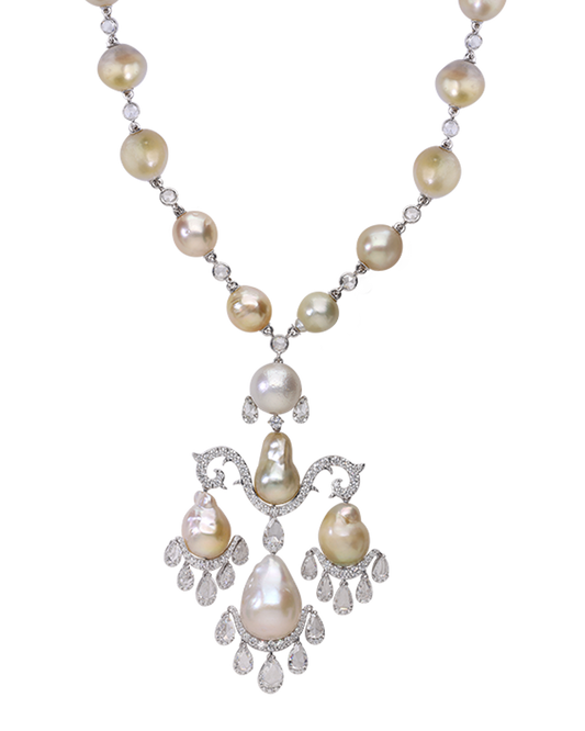 Baroque Drop Necklace
