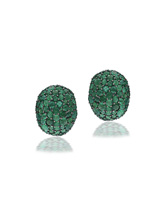 Emerald and Diamond Earrings