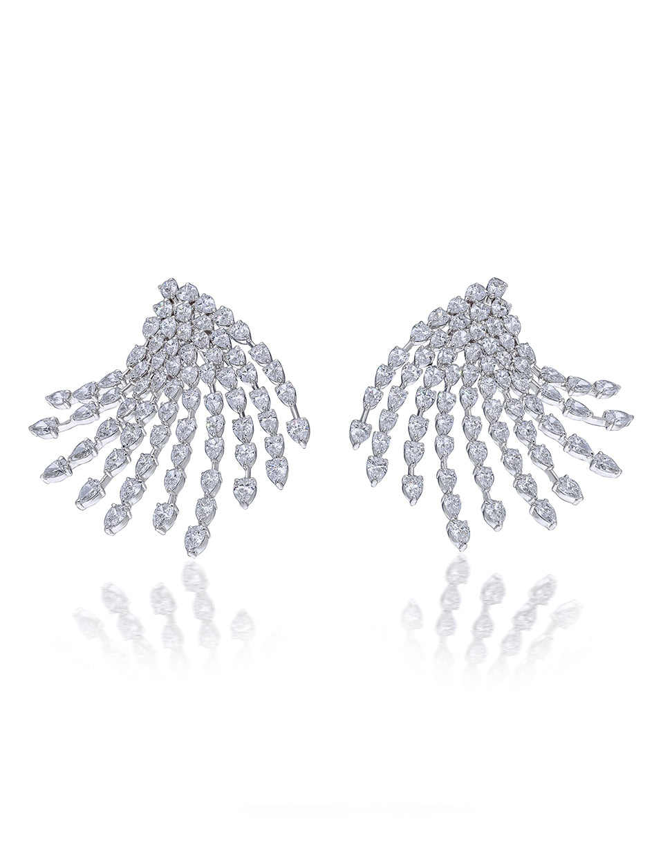 Diamond Fringe Earrings