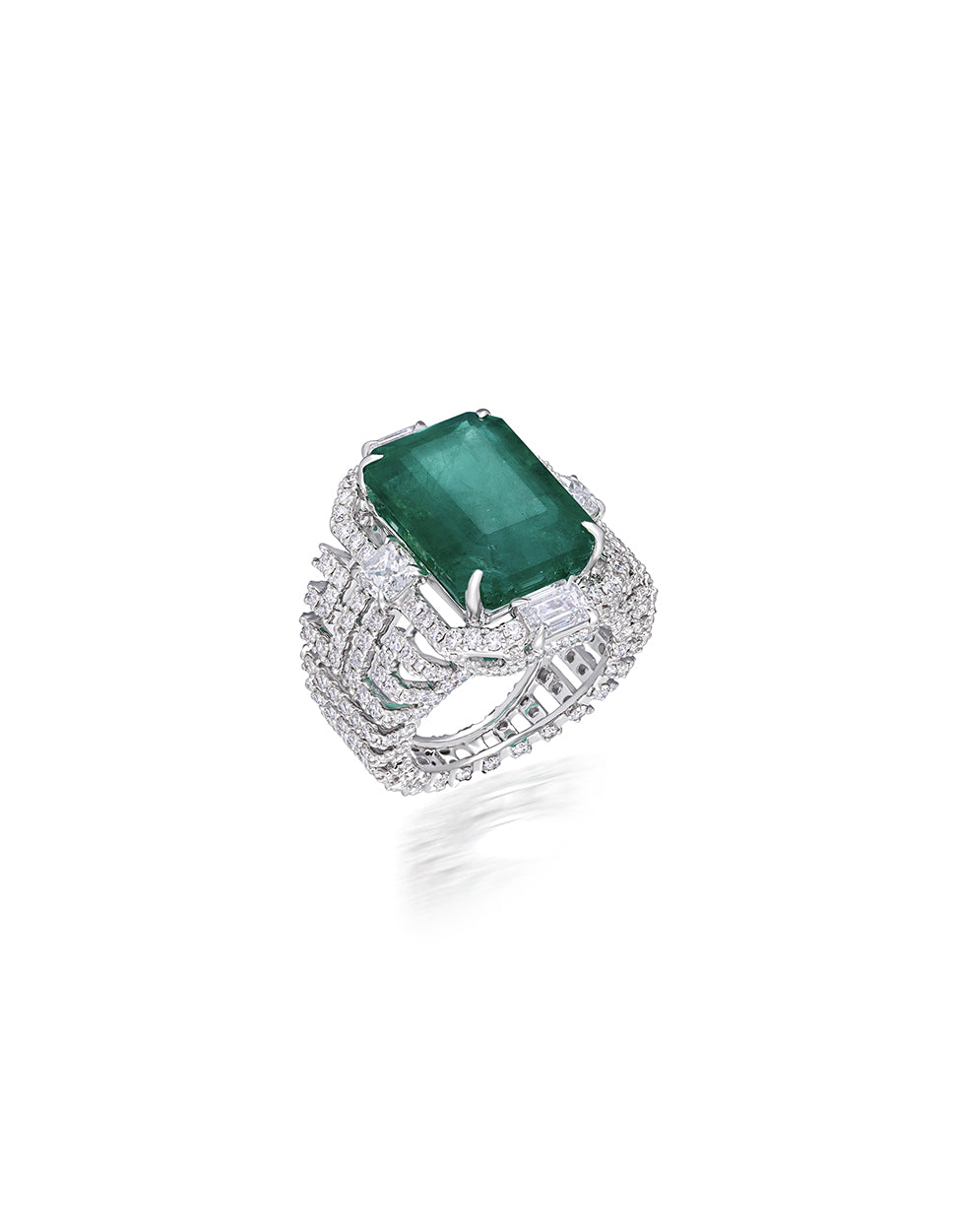 Emerald Statement Ring