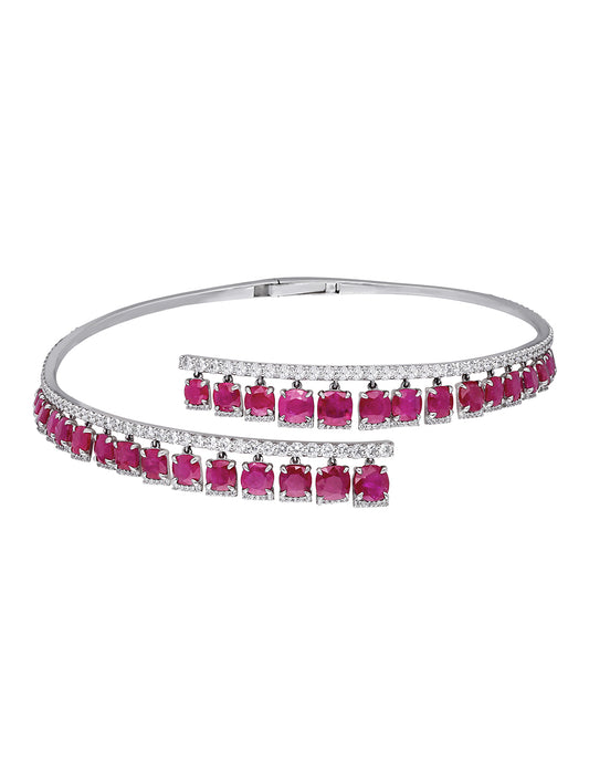 Ruby and Diamond Collar