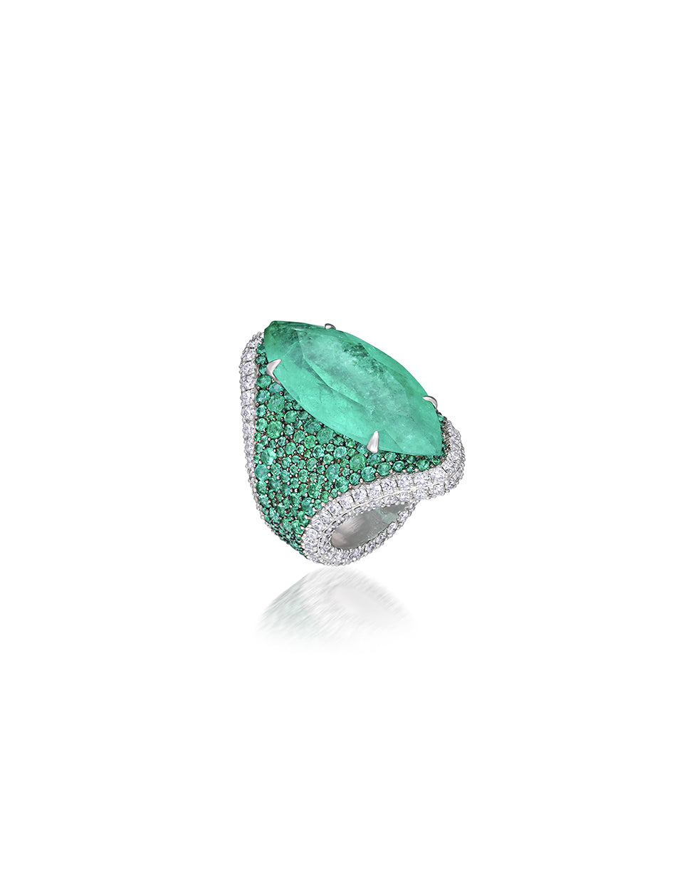 Emerald Throne Ring