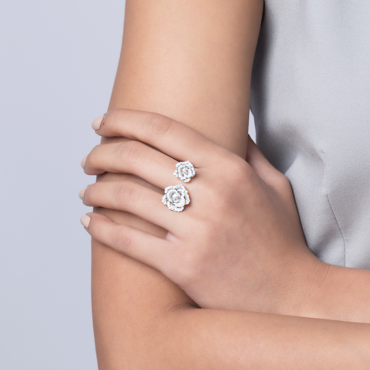 La Vie En Rose Ring, Double Motif