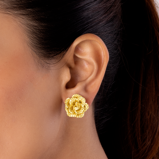 La Vie en Rose Yellow Sapphire Earrings