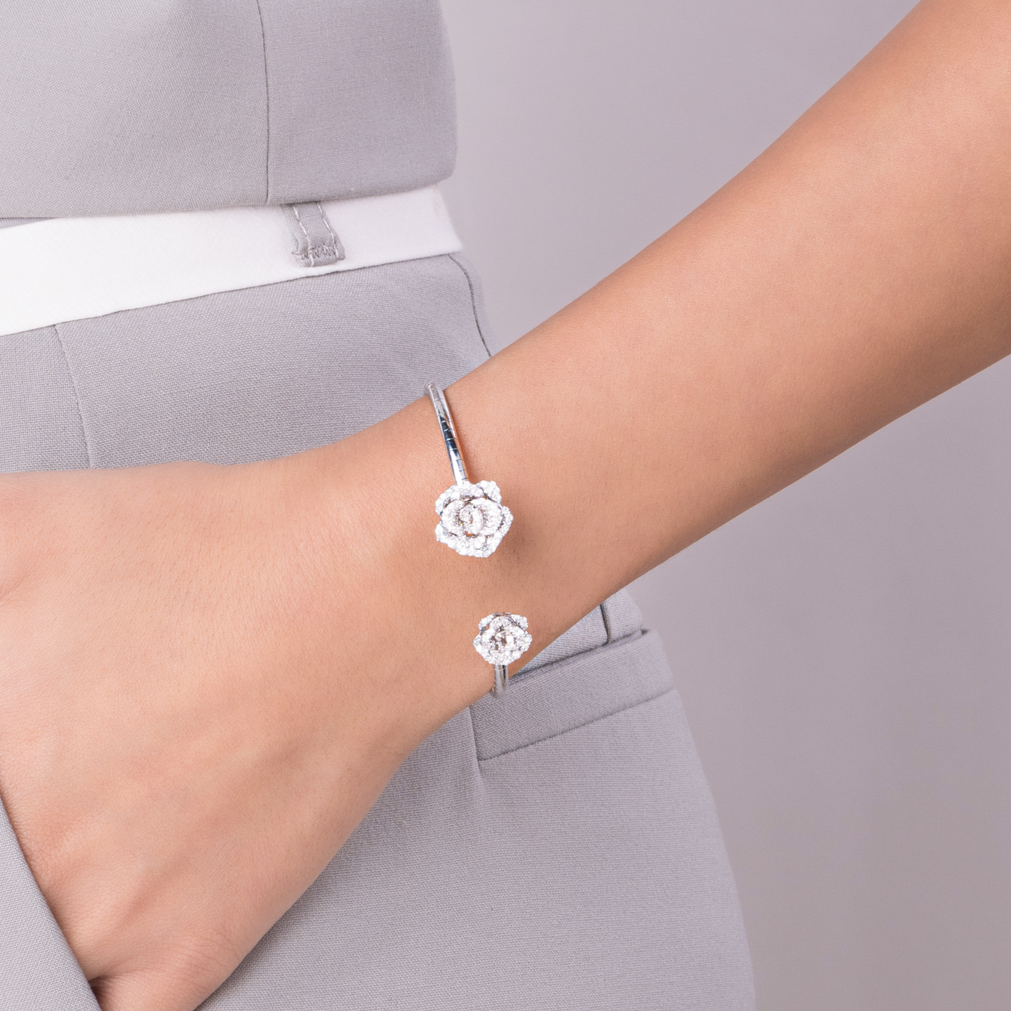 La Vie En Rose Bracelet, Double Motif