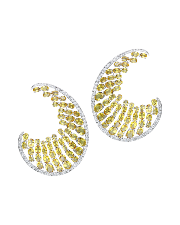 Camber Sapphire Earrings