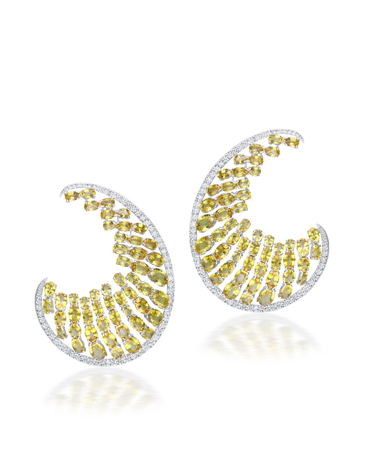 Camber Sapphire Earrings