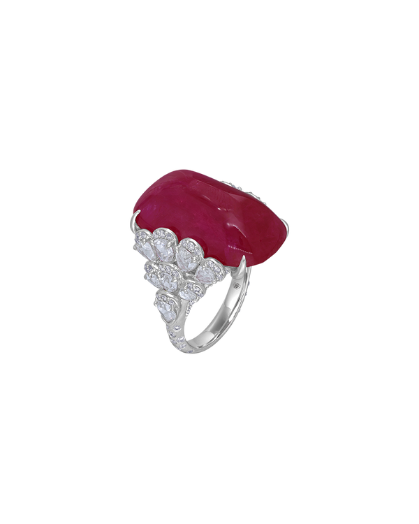 Crimson Swan Ring