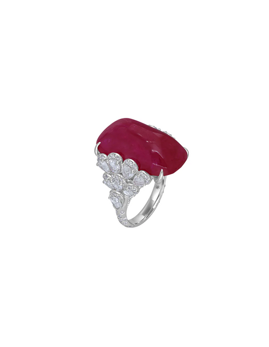 Crimson Swan Ring