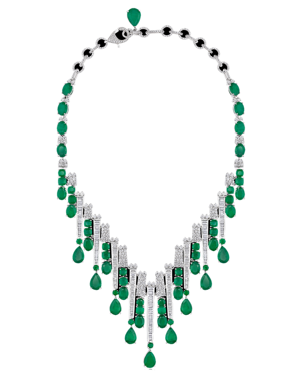 Emerald Skyline Necklace