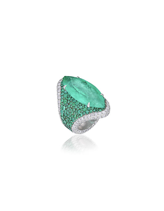 Emerald Throne Ring