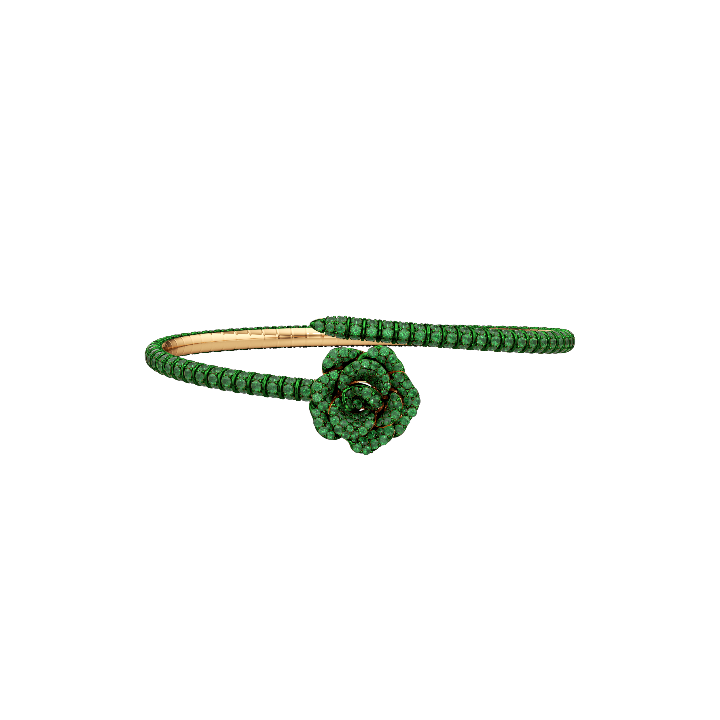 La Vie En Rose Tsavorite Bracelet, Single Motif