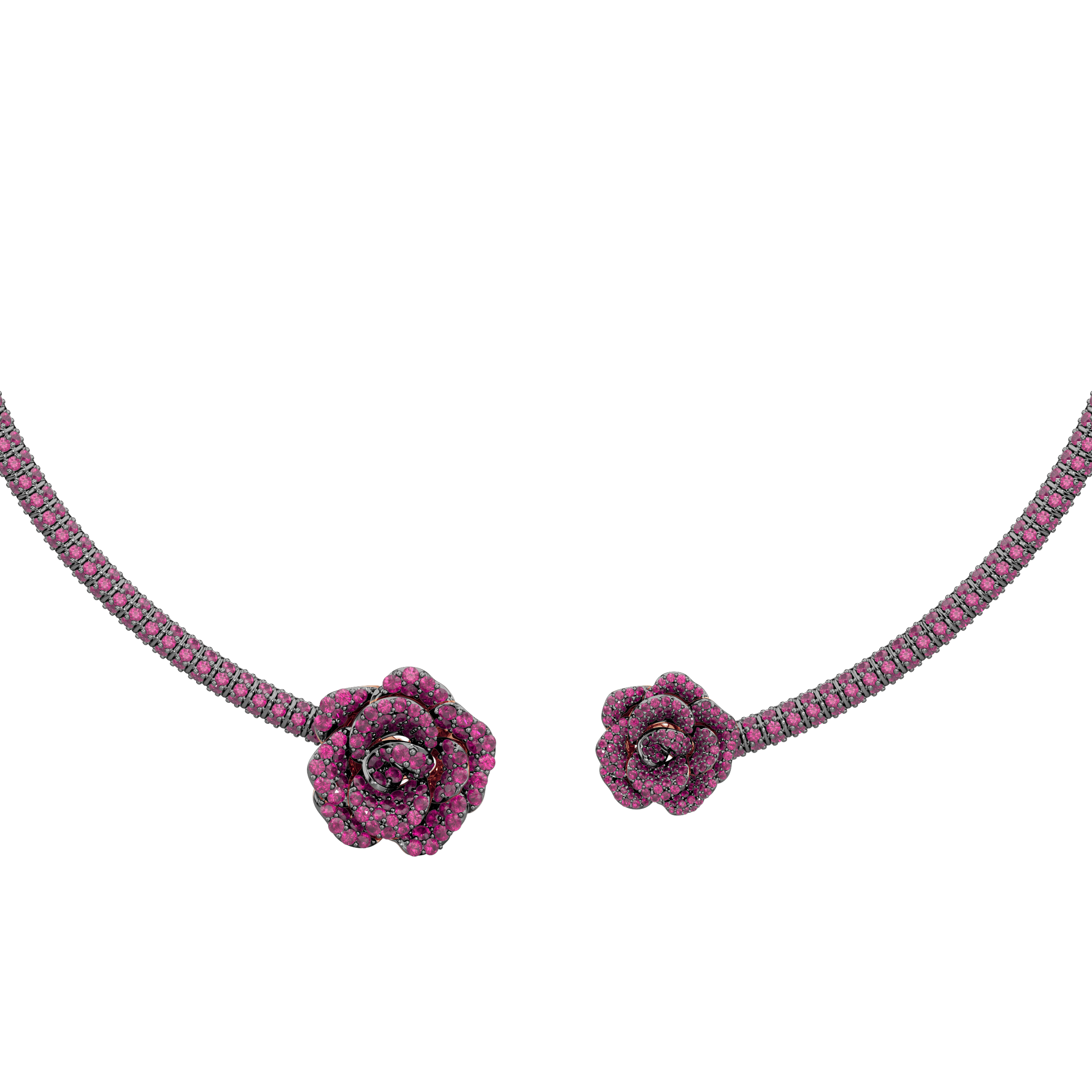 La Vie en Rose Ruby Necklace