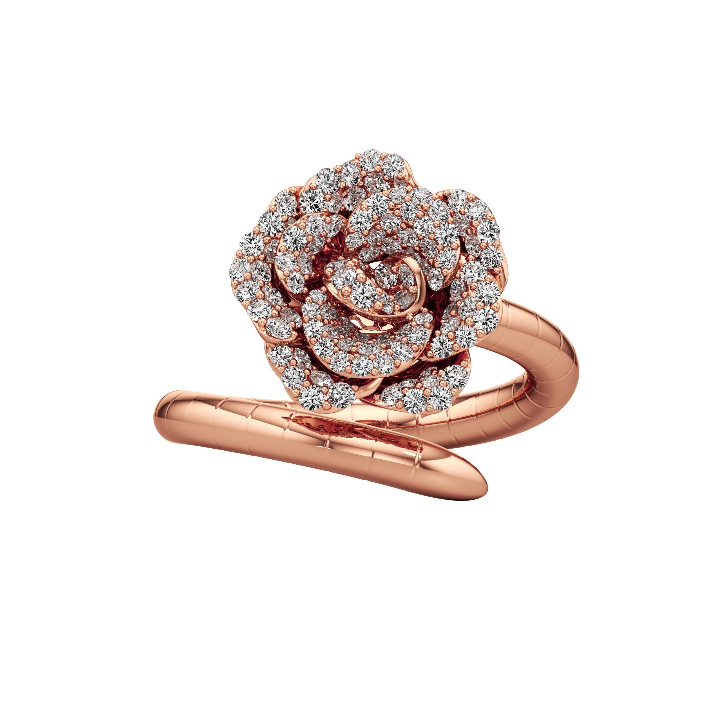 La Vie En Rose Ring, Single Motif