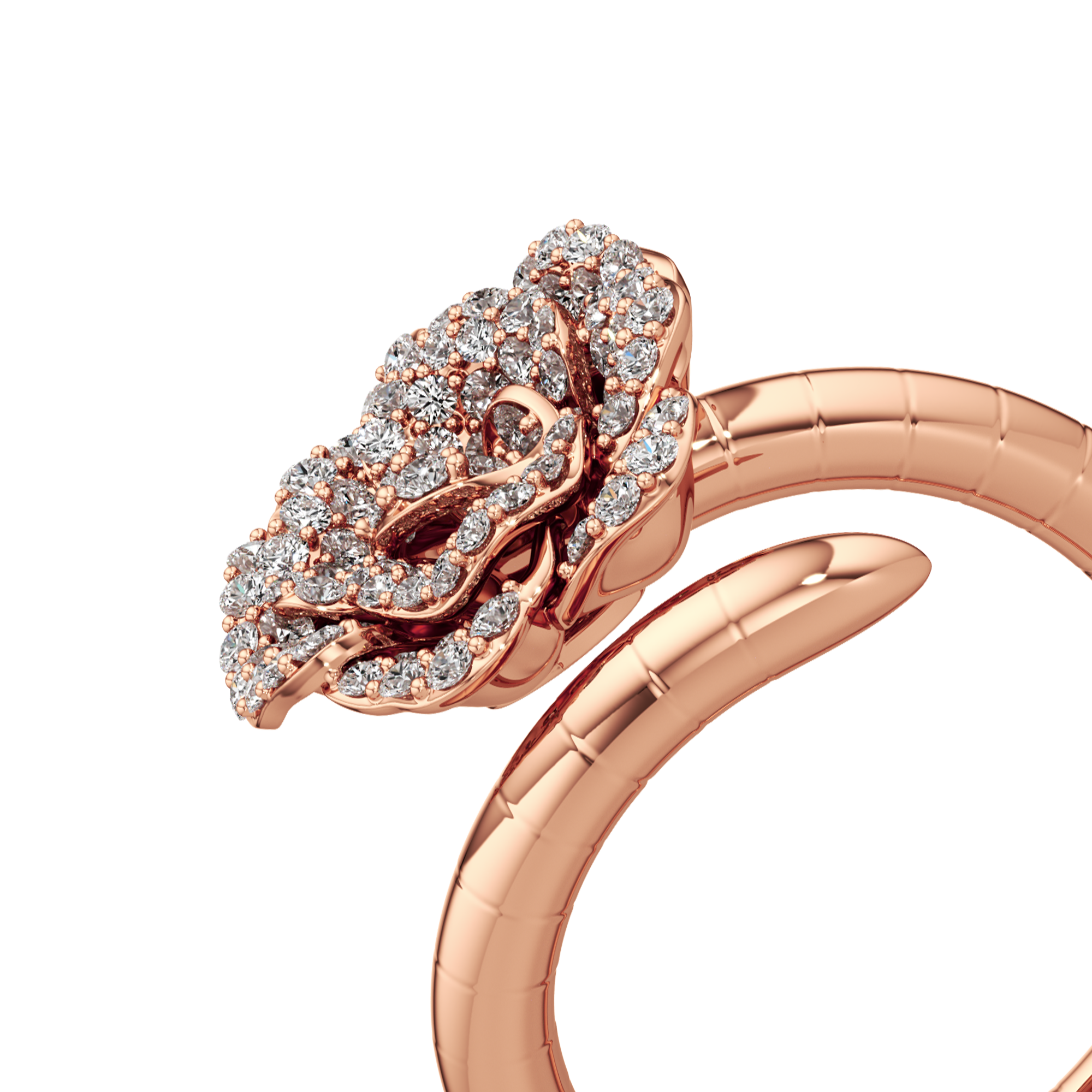 La Vie En Rose Ring, Single Motif