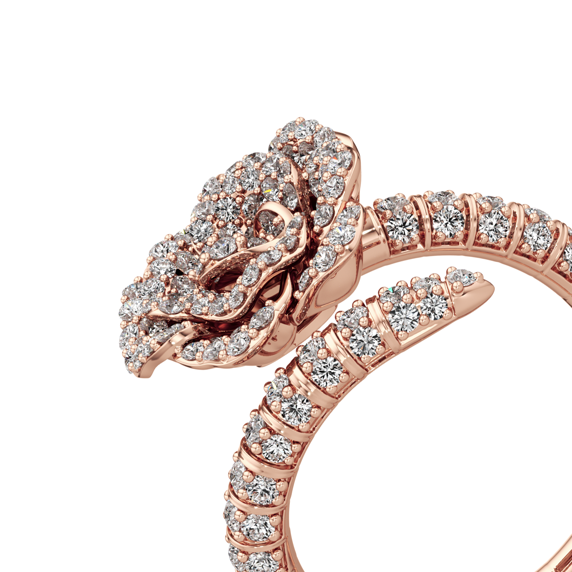 La Vie En Rose Ring, Single Motif