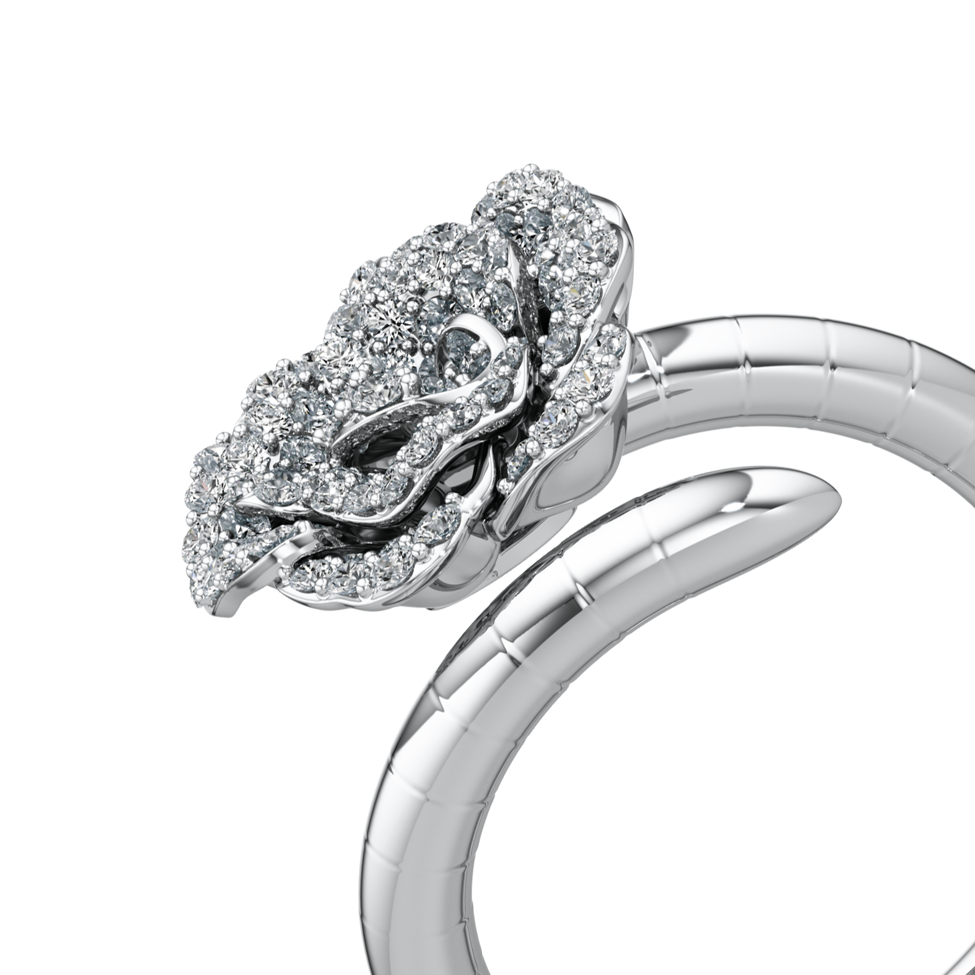 La Vie En Rose Ring, Single Motif