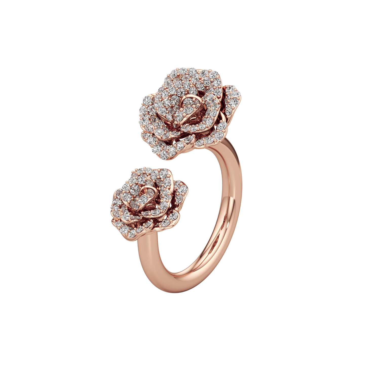 La Vie En Rose Ring, Double Motif