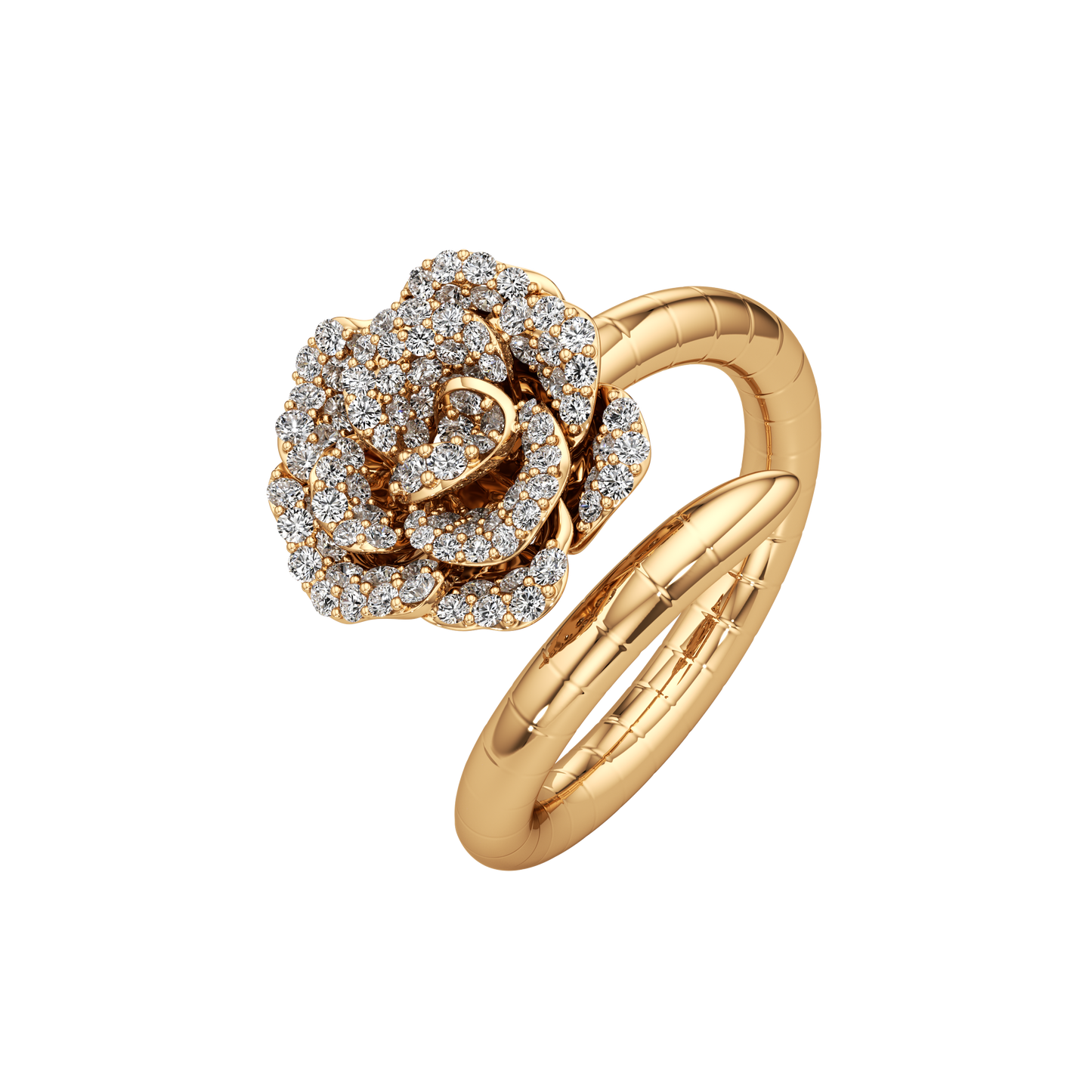 La Vie En Rose Ring, Single Motif