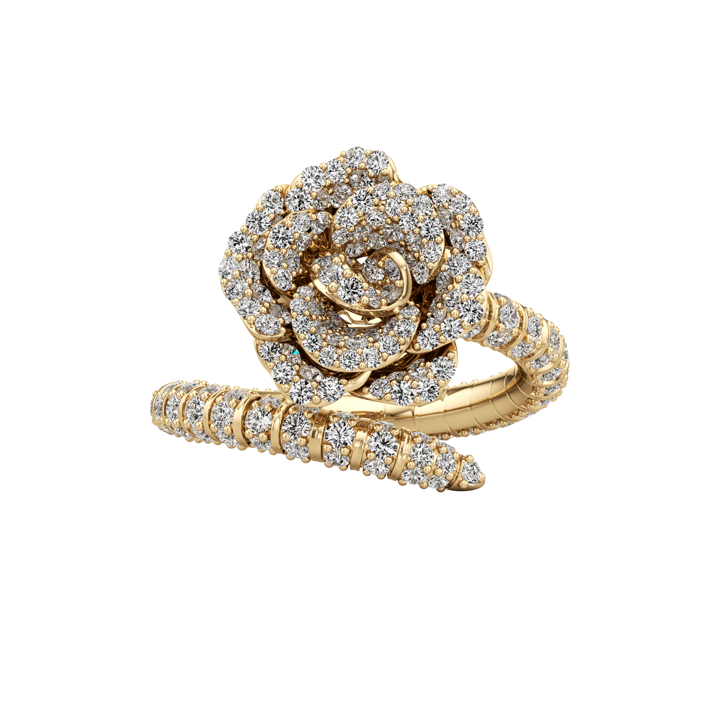 La Vie En Rose Ring, Single Motif