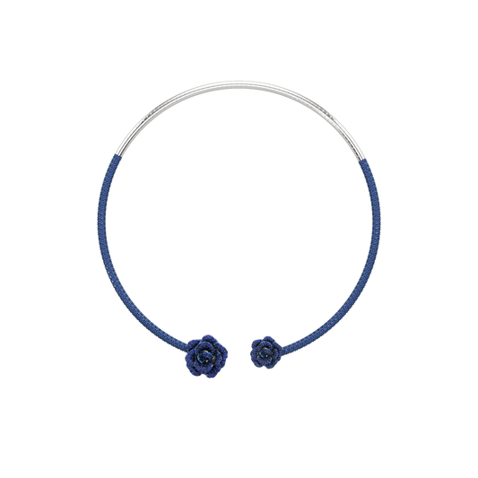 La Vie en Rose Blue Sapphire Necklace