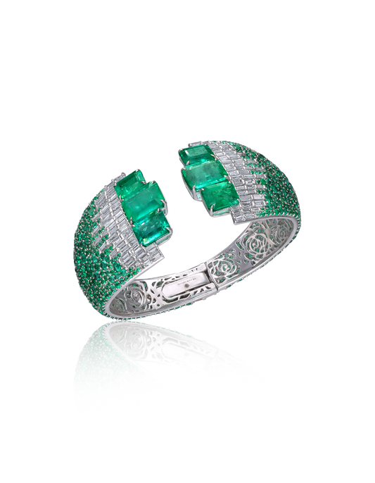 Verdant Emerald Cuff