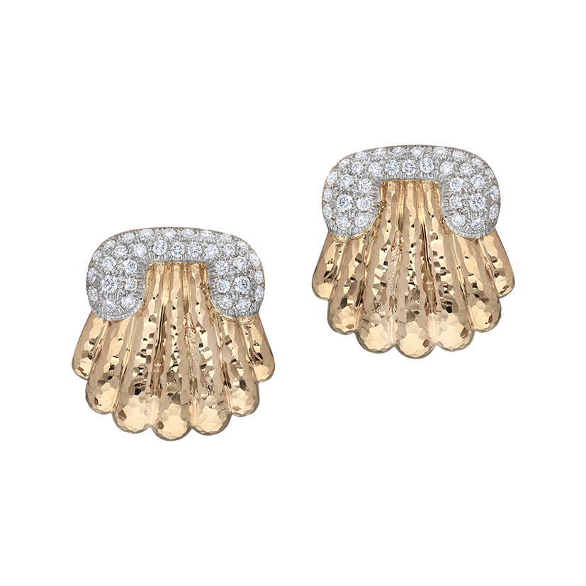 Helios Scallop Earrings