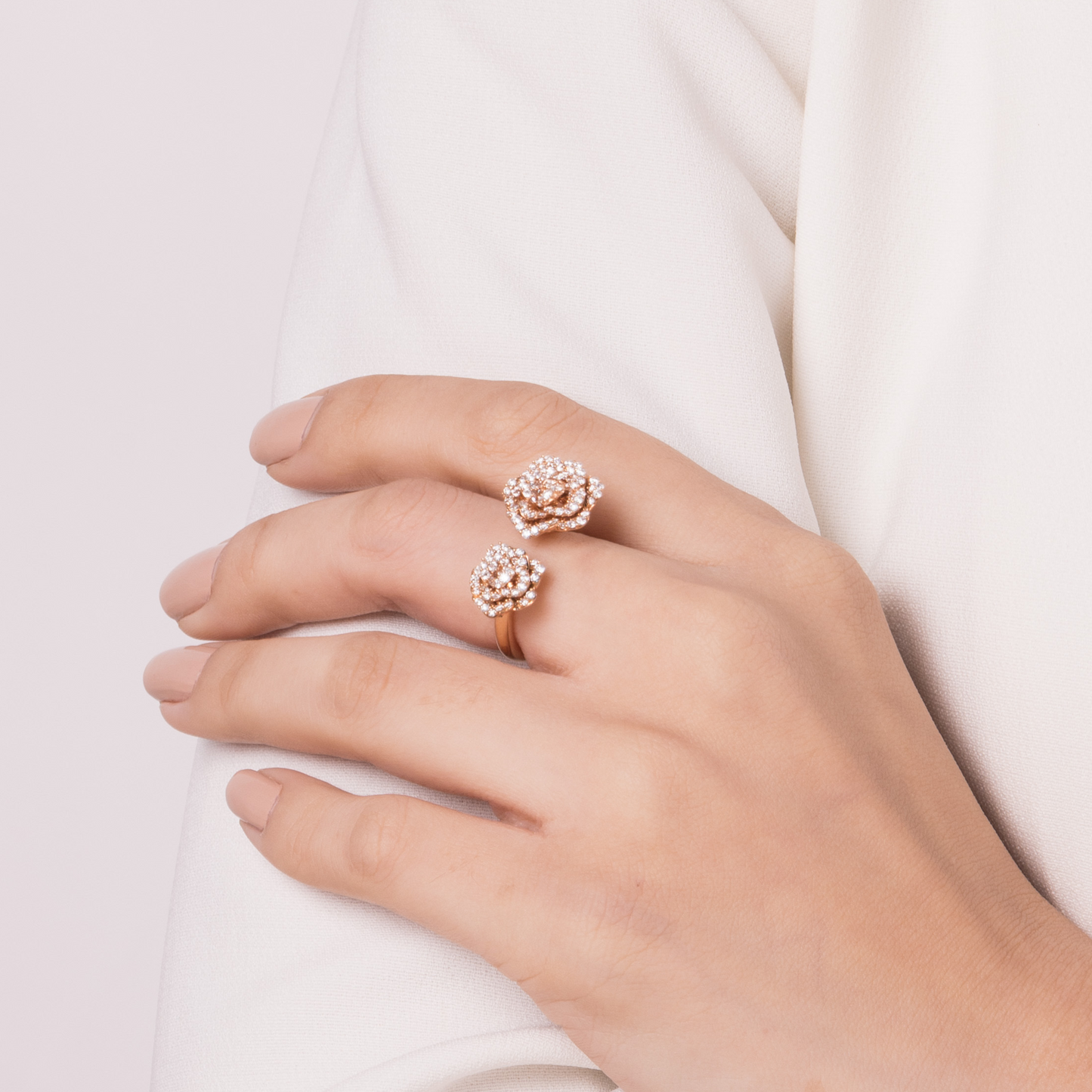 La Vie En Rose Ring, Double Motif