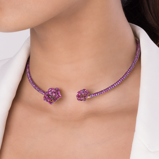 La Vie en Rose Ruby Necklace