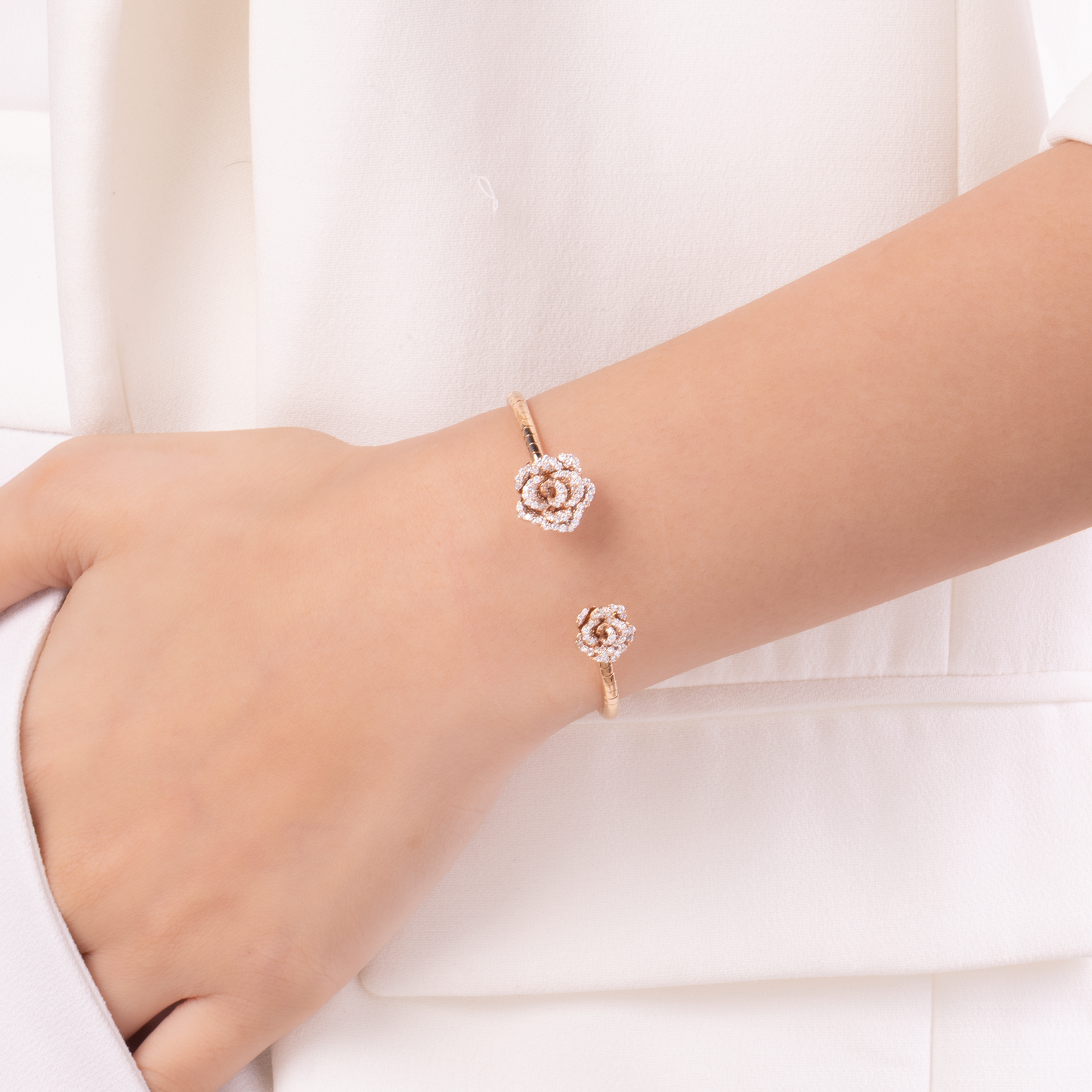 La Vie En Rose Bracelet, Double Motif