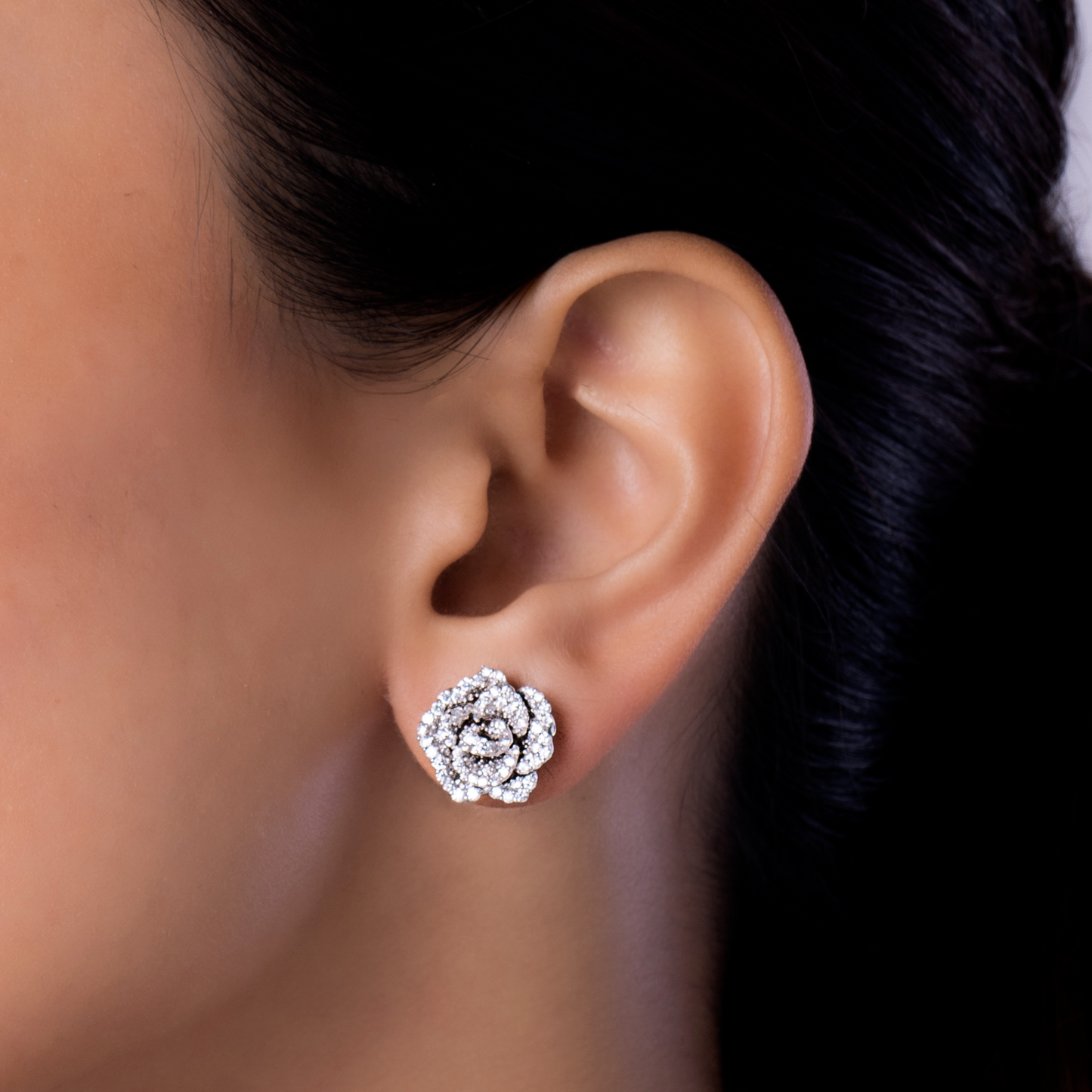 La Vie En Rose Earrings, Petite